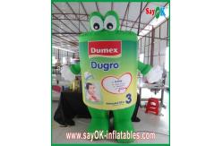 China Green Portable Inflatable Cartoon Characters Custom Advertising Inflatables supplier