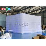 210D Oxford Cloth Inflatable Led Cube Tents Square 7*7*4mH