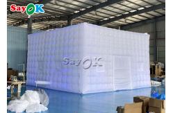 China 210D Oxford Cloth Inflatable Led Cube Tents Square 7*7*4mH supplier