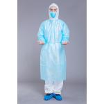 Non Woven 40g Breathable Fluid Resistant Isolation Gown for sale