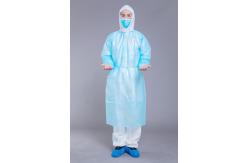 China Non Woven 40g Breathable Fluid Resistant Isolation Gown supplier