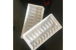 China Eco Friendly Transparent PET Ampoule Packaging Tray 10ml Vial Box supplier