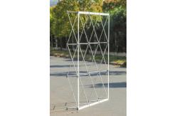 China Portable POP Up Backdrop Banner Stand 3x3 For Event Advertising supplier