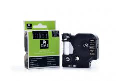 China Dymo Printer White On Black D1 Label Cassette 43621 40921 12mm Width Compatible supplier