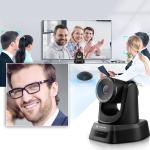ROHS OEM TEVO NV3U 3X zoom 1080p USB HD Webcam With 360 Rotation