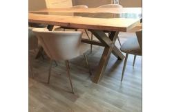 China X SHAPED STEEL TABLE FRAME WITH CENTRE BAR AND TOP SUPPORT FRAME supplier