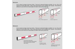 China Vehicle Atomatic / Manual Boom Barrier Gates For Smart Parking System supplier