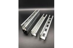 China Construction Slotted Solid 3m 6m Custom Unistrut Channel Rail supplier