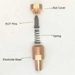 M8 KCF Guide Pins And Sleeves With Nut And Bolt Electrodes for sale