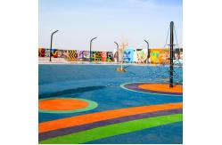 China Wear Resistant EPDM Playground Surface 3mm SBR System sport flooring supplier