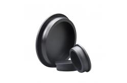 China Customized Silicone Rubber Accessories With Black Silicone Rubber Plug And End Caps supplier
