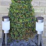 Solar Powered Post Lights For Outdoors Lamp Diameter 90mm Super High Value for sale