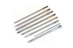 China 38CrMoAlA Twin And Single Conical Screw Barrel For Recycling Machine supplier