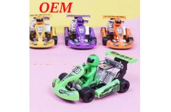 China Durable Safe Custom Plastic Toy / Pvc Racing Car Toy For Kids supplier