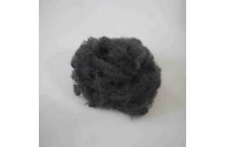 China Low Crimp Solid Polyester Staple Fiber PSF 8.89D×65mm Gray Artificial PSF supplier