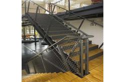 China Architectural Flexible Cable Mesh SS Wire Rope Solid Structure For Stair Balustrade supplier