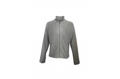 China 240 GSM 100% Polyester Polar Fleece Grey Men Fall And Winter Jacket supplier