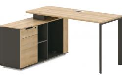 China Kadeem Wooden Office Computer Table Panel Material ISO14001 supplier