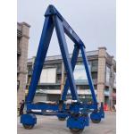 Triangular 10 Ton Mobile Gantry Crane Huge Width High Stability for sale
