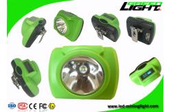 China Safety Underground LED Miners Cap Lamp One Main Light Two Auxiliary Lights 13000lux supplier