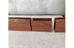 China 300x300x3000mm U Baffle Ceiling Thickness 0.5mm Customized Size supplier