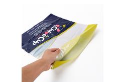China Plastic Poly Pouches SGS ROHS Bread Packaging Bags With Window supplier