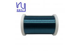 China Swg 46 Enamelled Copper Wire Blue Uew / Pew Class F supplier
