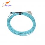 MPO Patch Cord Fiber Optic Accessories 12 Cores OM3 Multi Mode 15 Meters MPO - MPO for sale