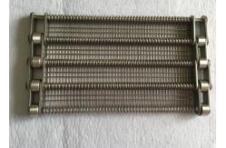China Vegetables Blanching Oven SUS316L Spiral Mesh Belt supplier
