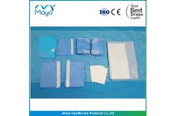 China Blue Laparotomy Drape Pack SMS Laparoscopy Pelviscopy Pack supplier