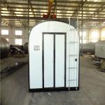 White Bitumen Storage Tank Flue Heating / Thermal Oil Coils Heating Easy Transfer for sale