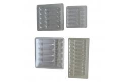 China 1ml 2ml 5ml 10ml PET Ampoule Tray Water Injection Ampoule Packaging Tray Customization supplier