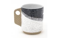 China Coffee Mug Sets Funny Coffee Mugs White Ceramic Mug With Cute Handle supplier
