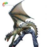 Mechanical Dragon Model Animatronic Dragon For Dragon Theme Park Attraction for sale