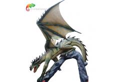 China Mechanical Dragon Model Animatronic Dragon For Dragon Theme Park Attraction supplier