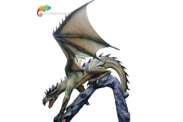 Mechanical Dragon Model Animatronic Dragon For Dragon Theme Park Attraction