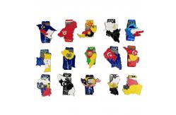 China Custom Map Medal Zinc Alloy Soft Enamel Award supplier