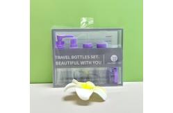 China Convenient Carry 8 Pieces 50ml Travel Bottles Set with Plastic Body Material supplier