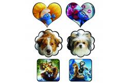 China Eco Friendly 3D Lenticular Printing Service Thermal On Textile Soft Material supplier