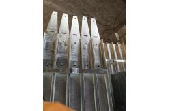 China 10mm Railway Sleeper Galvanised Bracket Customized For Fencing supplier