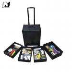 Multiscene 4 Layers Toolbox For Painters , Aluminum Painter And Decorators Tool Box for sale