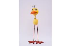 China ODM Metal Yard Garden Ornaments Design Art Metal Bird Handmade supplier