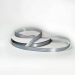 Silver Satin Poly Ribbon Strong Polyester Ribbon OEKO-TEX STANDARD 100 for sale