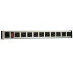 10 Way Rack Mount PDU Power Distribution Unit With Surge Protection Customized for sale