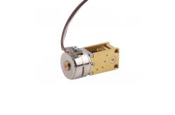 China Multiple Gear Ratio Double Stacked 15mm Stepper Motor With Worm Gearbox supplier