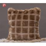 Super Soft Plush Mongolian Fur cushion Cover , Mongolian Fur Throw Pillow cover
