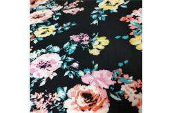 China Environmental Printing Patterned Rayon Fabric , Soft Solid Rayon Fabric supplier