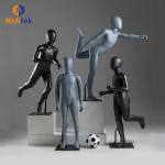 Wholesale Multiple Poses Sports Play Soccer Children Mannequins Full Body Use in Window Shop Display for sale
