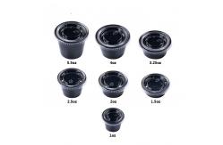 China Clear Plastic Mini Disposable Sauce Cup Leak Resistant With Lid supplier