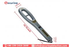 China FCC 220mW Hand Held Security Wands 22KhZ Hand Wand Metal Detector supplier